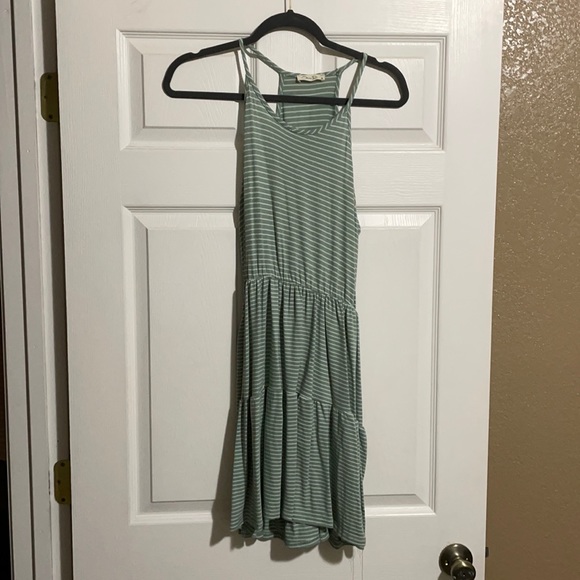 Olivia Rae Dresses & Skirts - Striped sea foam green super cute dress